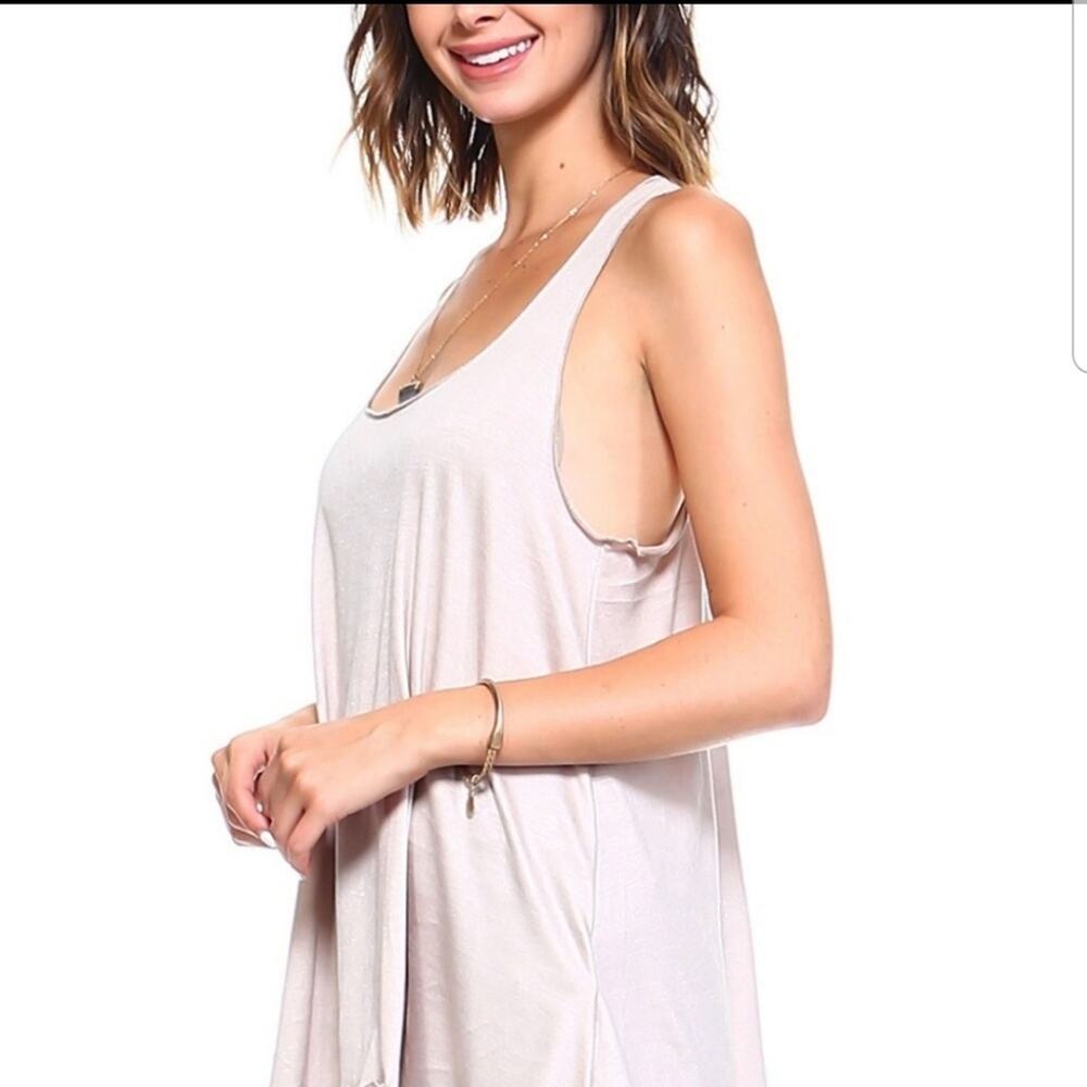 Simplicitie racerback swing tank light mocha tan small - Picture 5 of 8